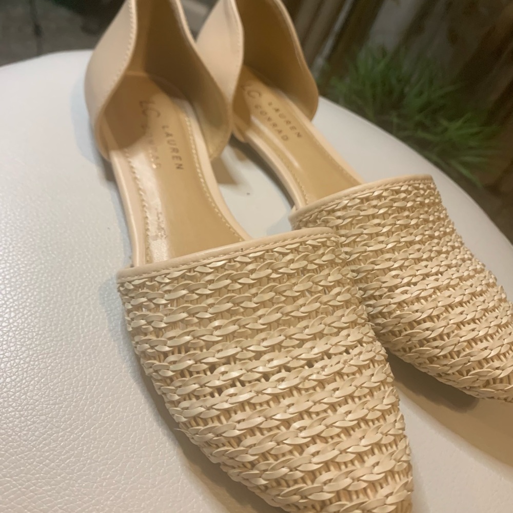 Lauren Conrad crochet woven ballet flats size 6.5